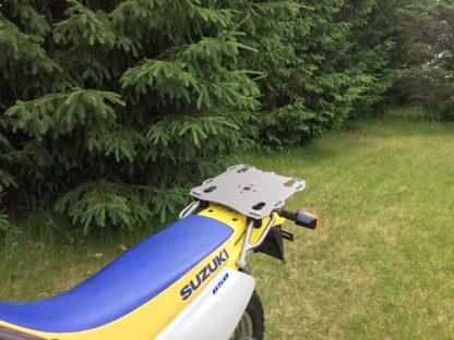 2002 - Present Suzuki DR 650 Slider Rear Rack with Premium Lock for OEM Carrier