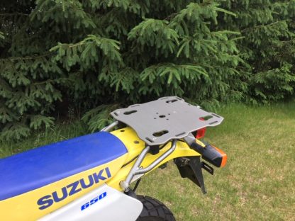 2002 - Present Suzuki DR 650 Slider Rear Rack with Premium Lock for OEM Carrier - Image 2