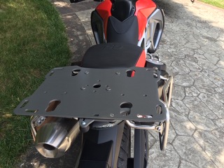 2008 - 2018  BMW F 700 GS & F 800 GS Slider Rear Rack and Top Case Quick Connect