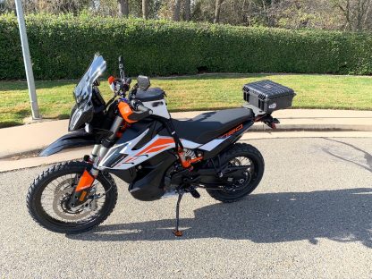 KTM 790, 890 Adventure Slider Rear Rack With Top Box Quick Connect Premium Lock - Image 2