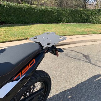KTM 790, 890 Adventure Slider Rear Rack With Top Box Quick Connect