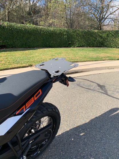 KTM 790, 890 Adventure Slider Rear Rack With Top Box Quick Connect Premium Lock - Image 4