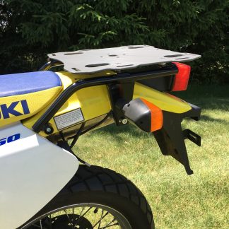 2002 - Present Suzuki DR 650 Slider Rear Rack and Top Box Quick Connect - No OEM carrier.