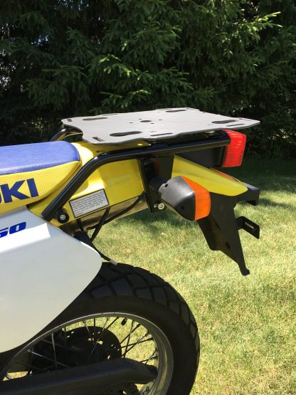 2002 - Present Suzuki DR 650 Slider Rear Rack and Top Box Quick Connect - No OEM carrier.