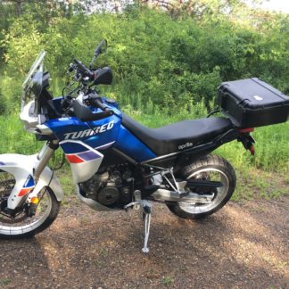 Aprilia Tuareg Standard Width Slider with SKB 20 Liter Case Combo Kit