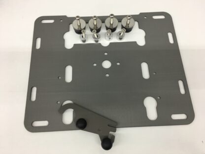 1987-2007 KLR 650 Slider Rear Rack with Top Box Quick Connect Premium Lock - Image 4